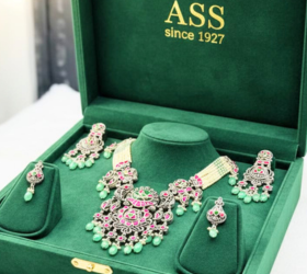    Ruby Necklace Set By Shetti Jwellers